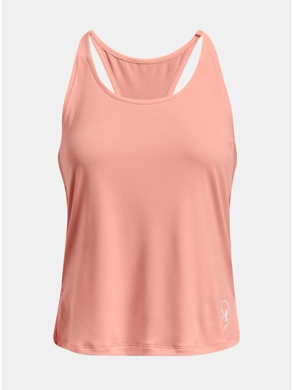 New - Women's UA Iso-Chill Up The Pace Tank - Pink Sands/ Reflective - Size M